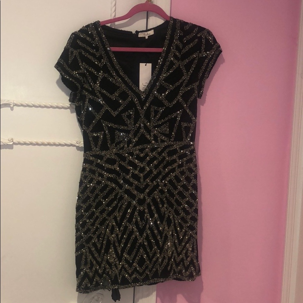 Parker hand beaded dress